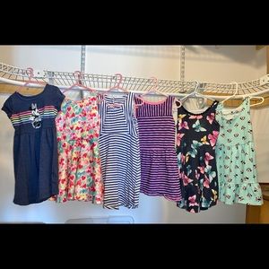 Six girls dresses size 4